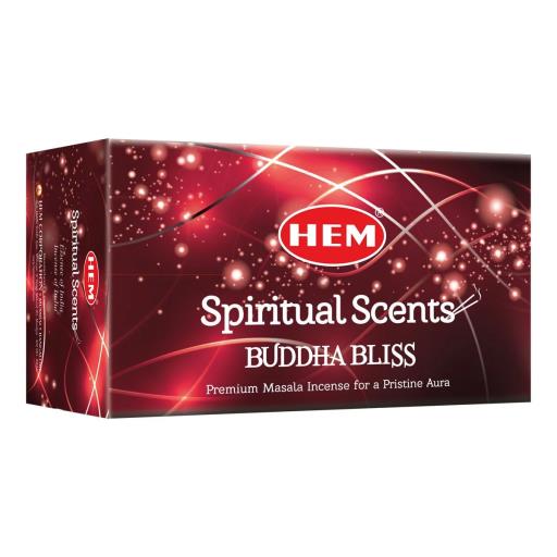 HEM Spiritual Scents – Buddha Bliss Premium Hand-Rolled Masala Incense (15g)