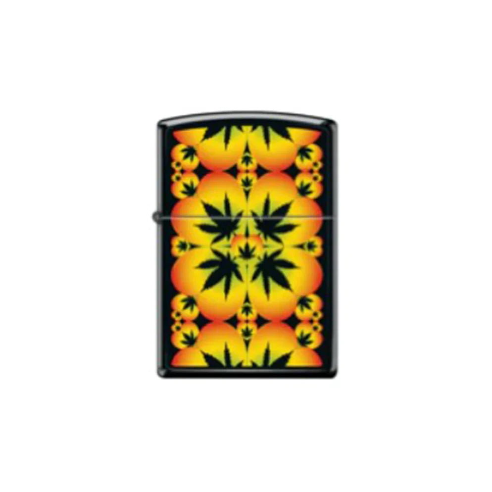 Zippo Lighter - Cannabis Pattern Mystic