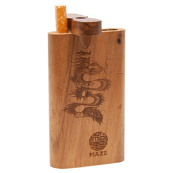 4" Engraved Wooden Dugout