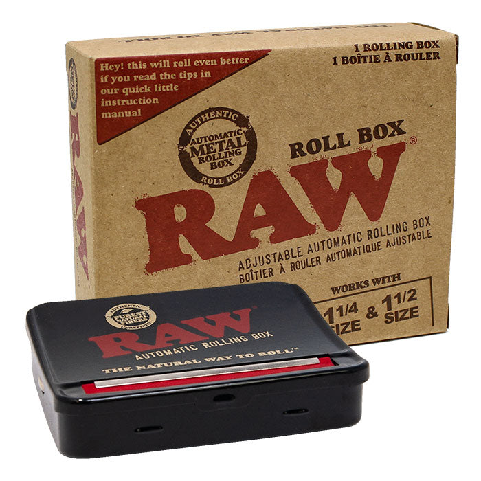 Raw Black Adjustable Automatic Rolling Box –