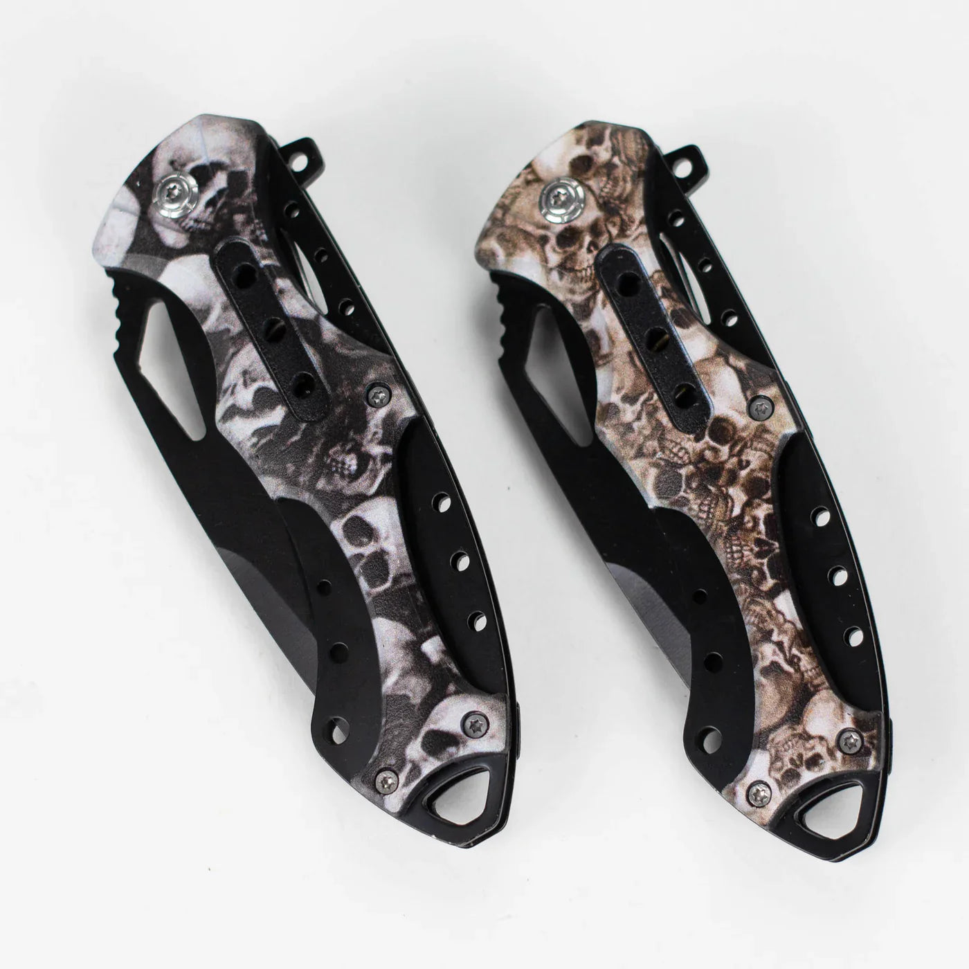 Snake Eye - 8" Outdoor Rescue Hunting Knife - Skull