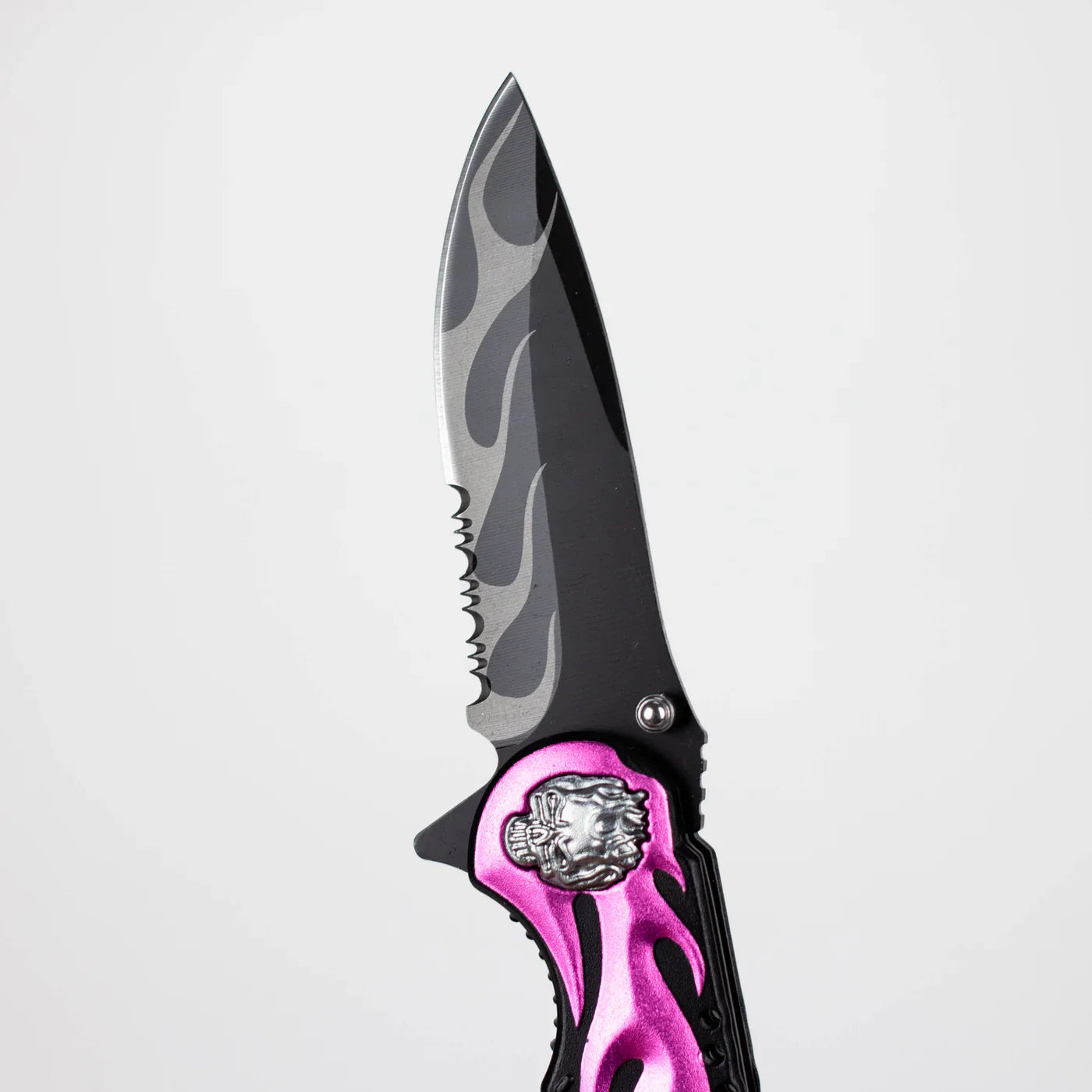 Snake Eye - 8.5" Outdoor Rescue Hunting Knife - Scorch