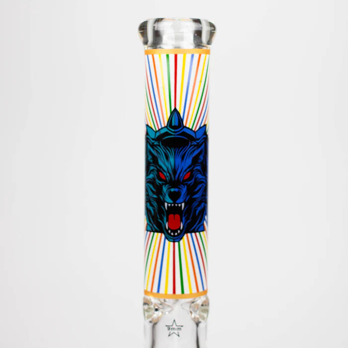 16" 9mm Glow in the Dark Water Bong