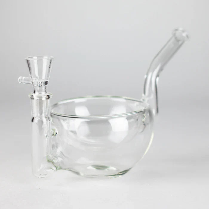 Clear Katora Water Pipe – Unique Bowl-Style Design