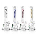 Fortune - 18" 7mm Beaker Bong w/ Lighter Holder