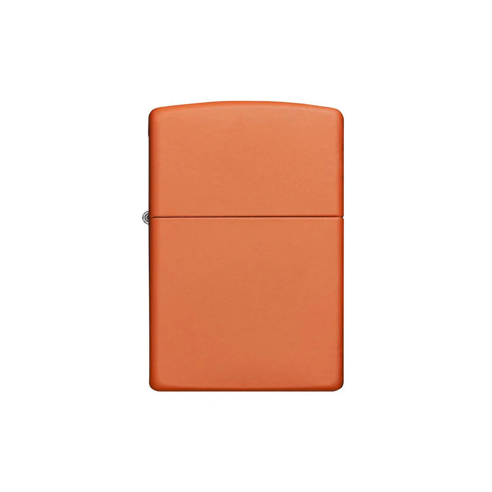 Zippo Lighter - Regular Orange Matte