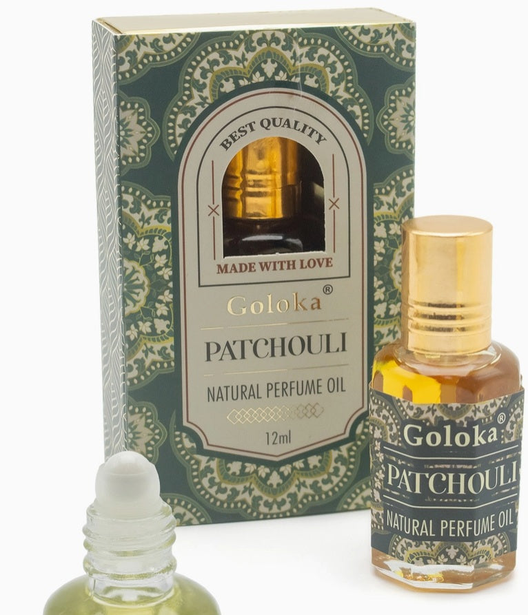 Goloka Patchouli Natural Perfume Oil (Attar) 12 ml
