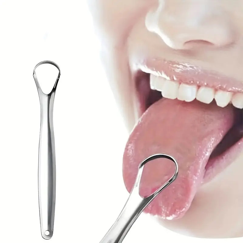Hypoallergenic Stainless Steel Tongue Scraper