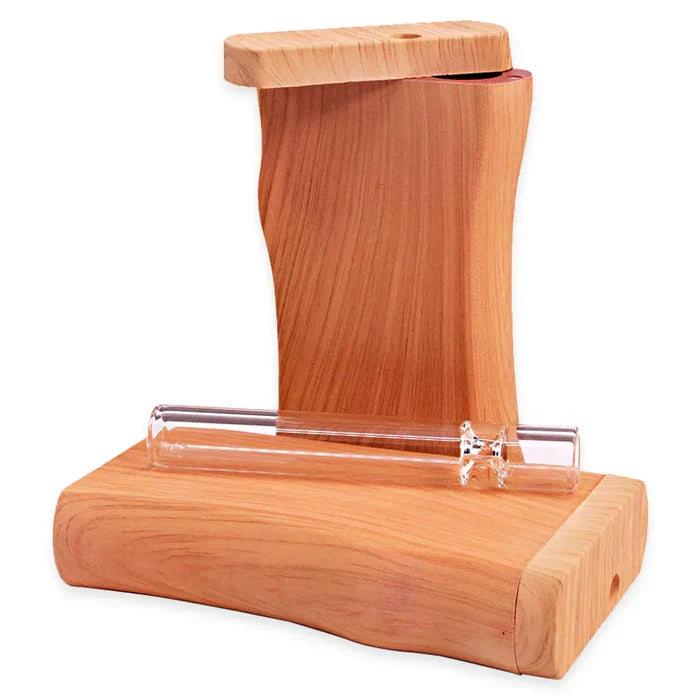 4" Plastic Coated Wood Dugout w/ Glass Bat