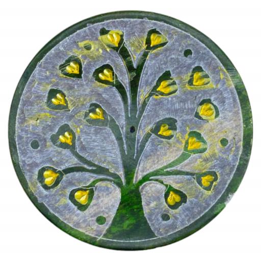 ZenN - Tree Of Life w/ Hearts Round Ash Catcher