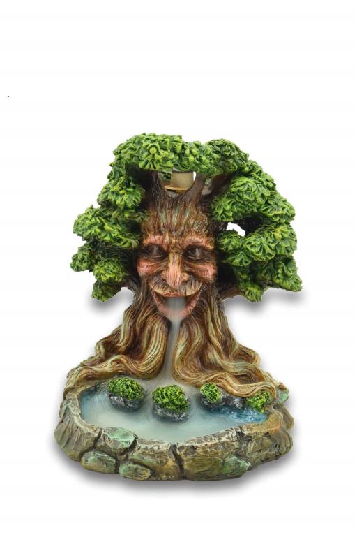 ZenN - Laughing Tree Backflow Incense Burner 5.4x5.1x6.1”