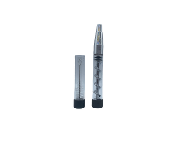 Pipe à émousser en verre torsadé