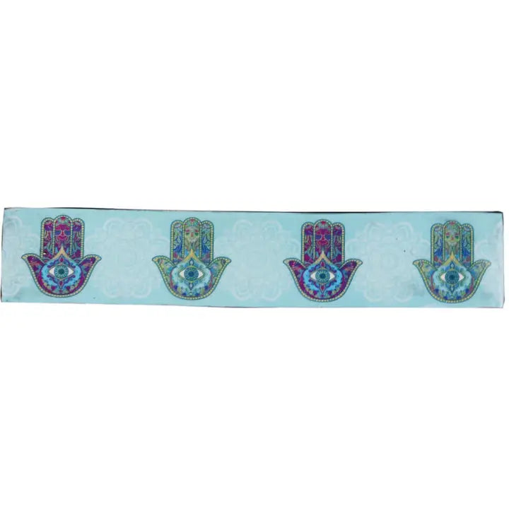 Incense Burner: Blue Hamsa