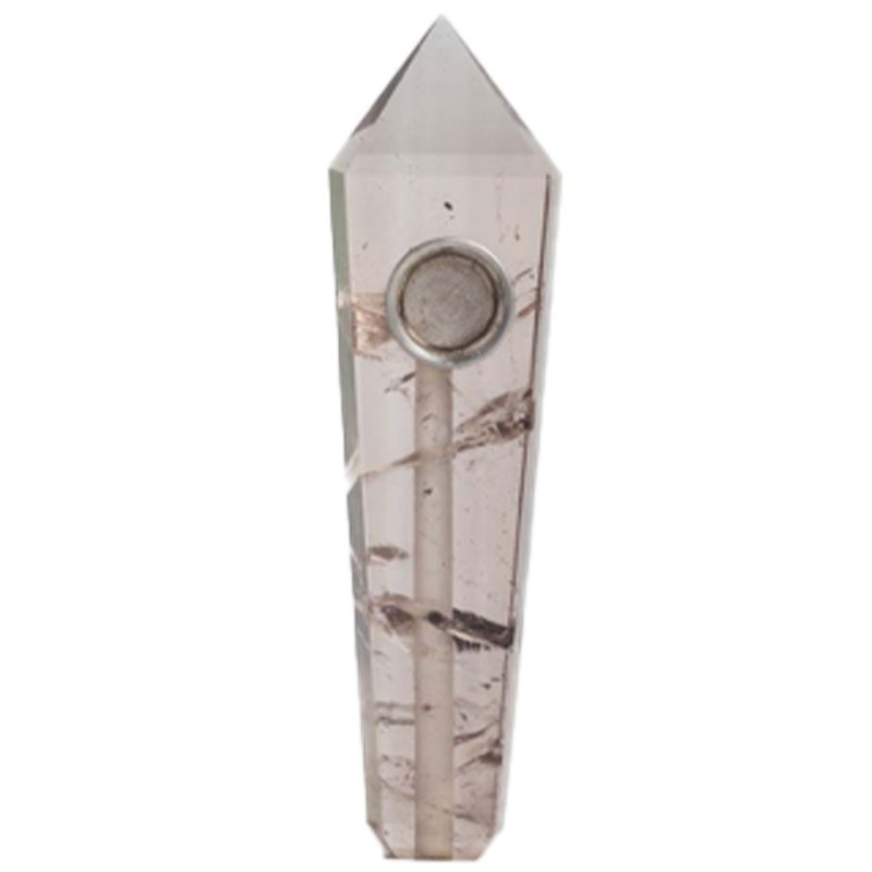 AKQuartz - Smoky Crystal Pipe