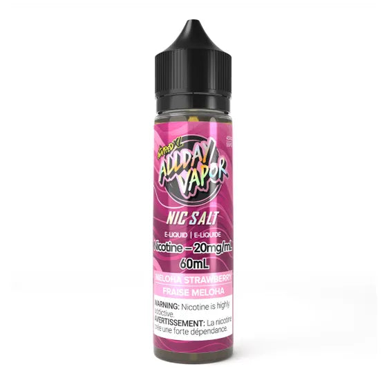 AllDay Vapor Amped - Meloha Strawberry Canvape.com AllDay Vapor Amped - Meloha Strawberry Canvape.com