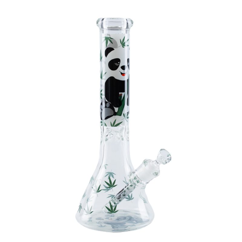 14″ 7mm Panda Design Exclusive License Glass Bong