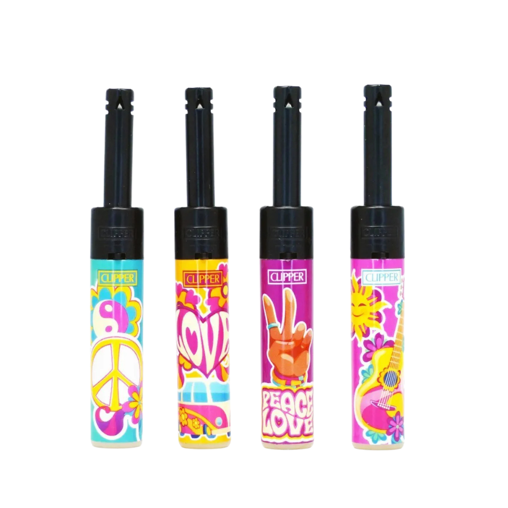 Clipper - Mini Tube Hippie Love Lighter