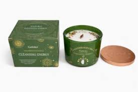 Goloka - Manifestations Cleaning Energy Selenite Candle - 9oz