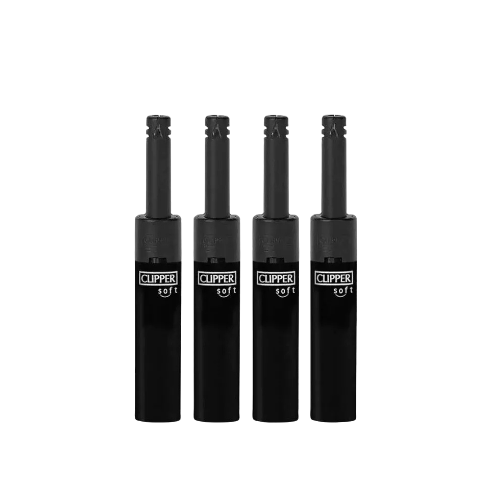 Clipper - Mini Tube Black Matte Lighter