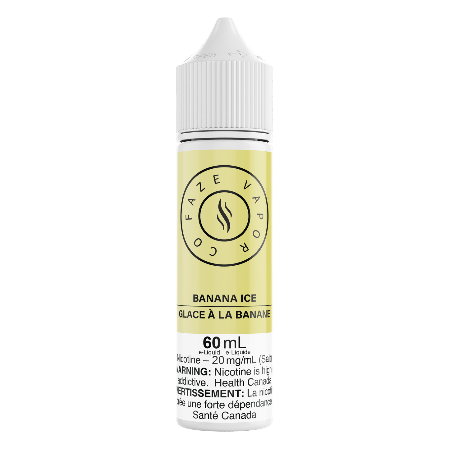 Faze Vapor Co 60mL Salts - Banana Ice