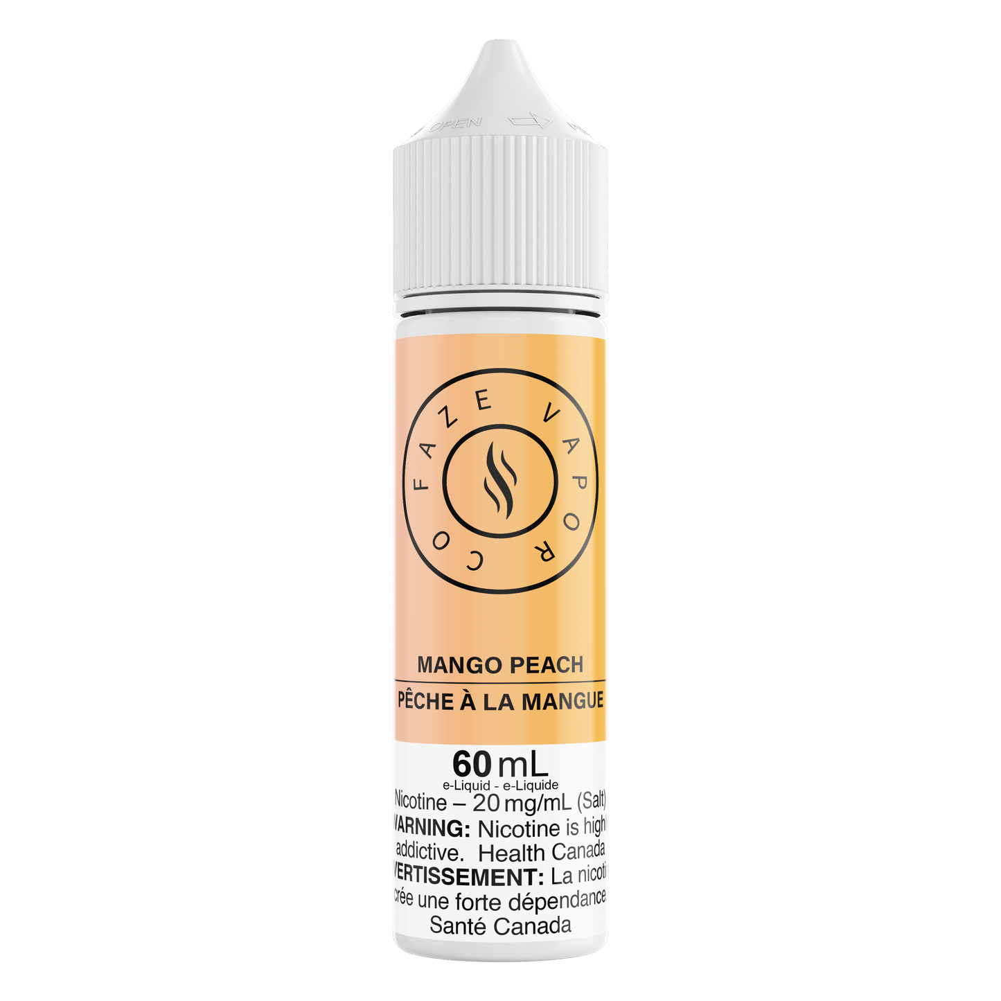 Faze Vapor Co 60mL Salts - Mango Peach