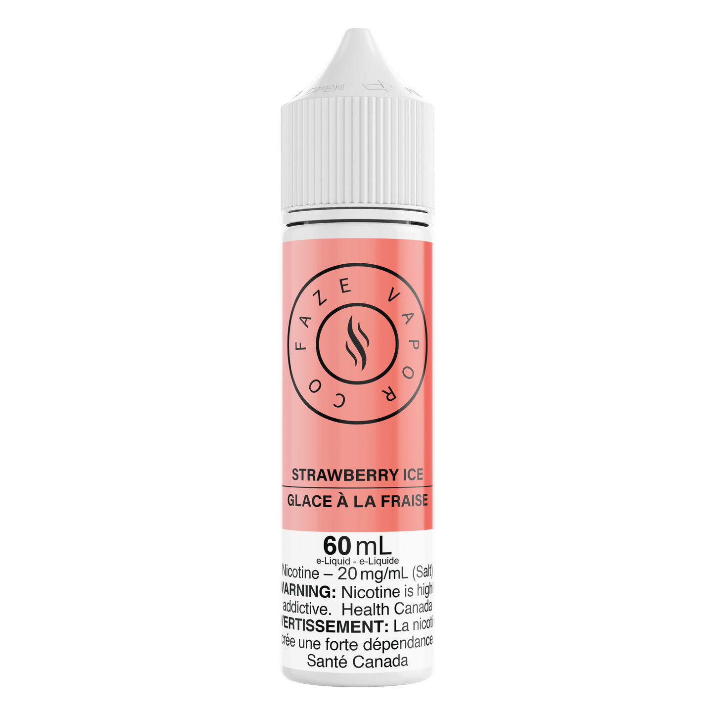 Faze Vapor Co 60mL Salts - Strawberry Ice