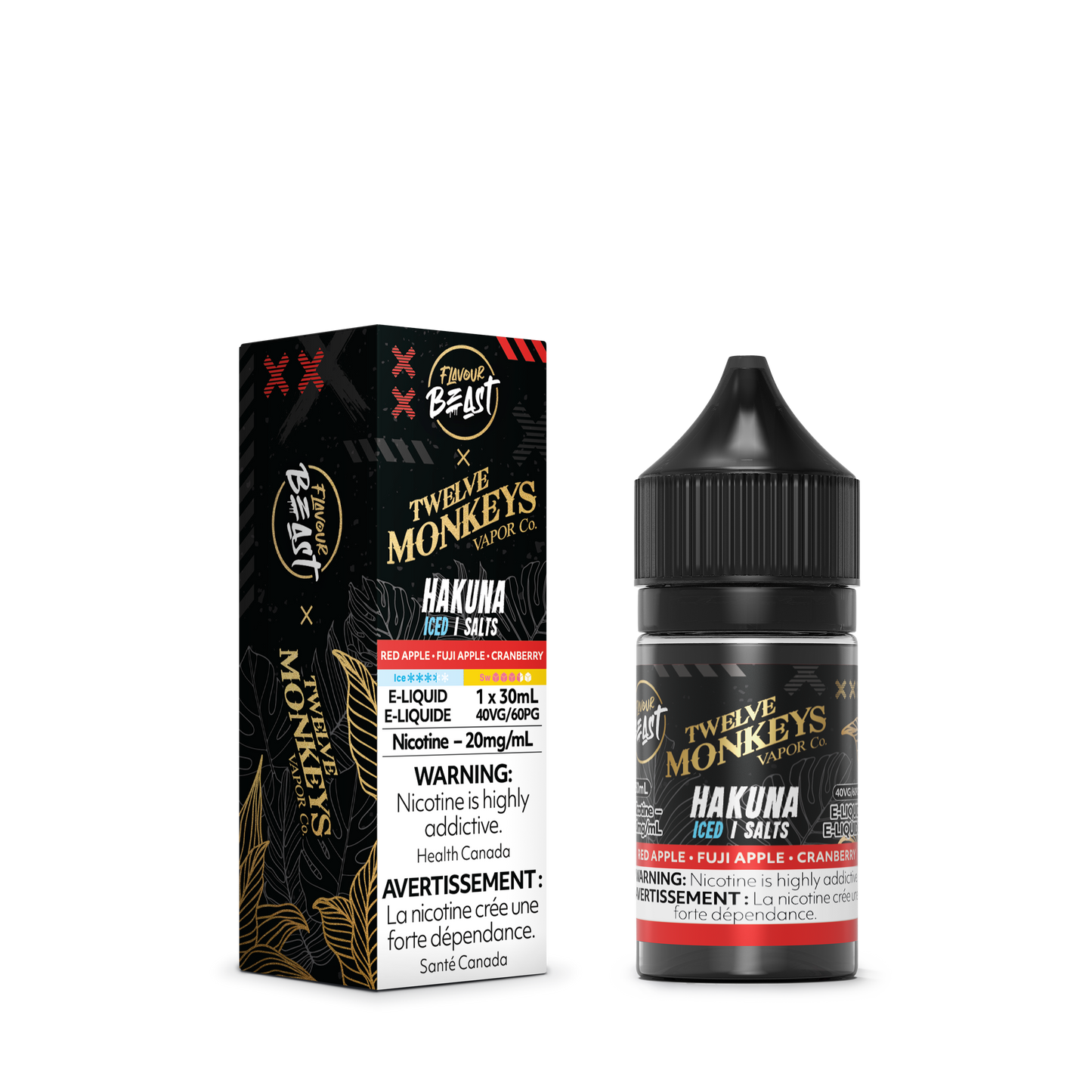 Flavour Beast x Twelve Monkeys E-Liquid - Hakuna Iced