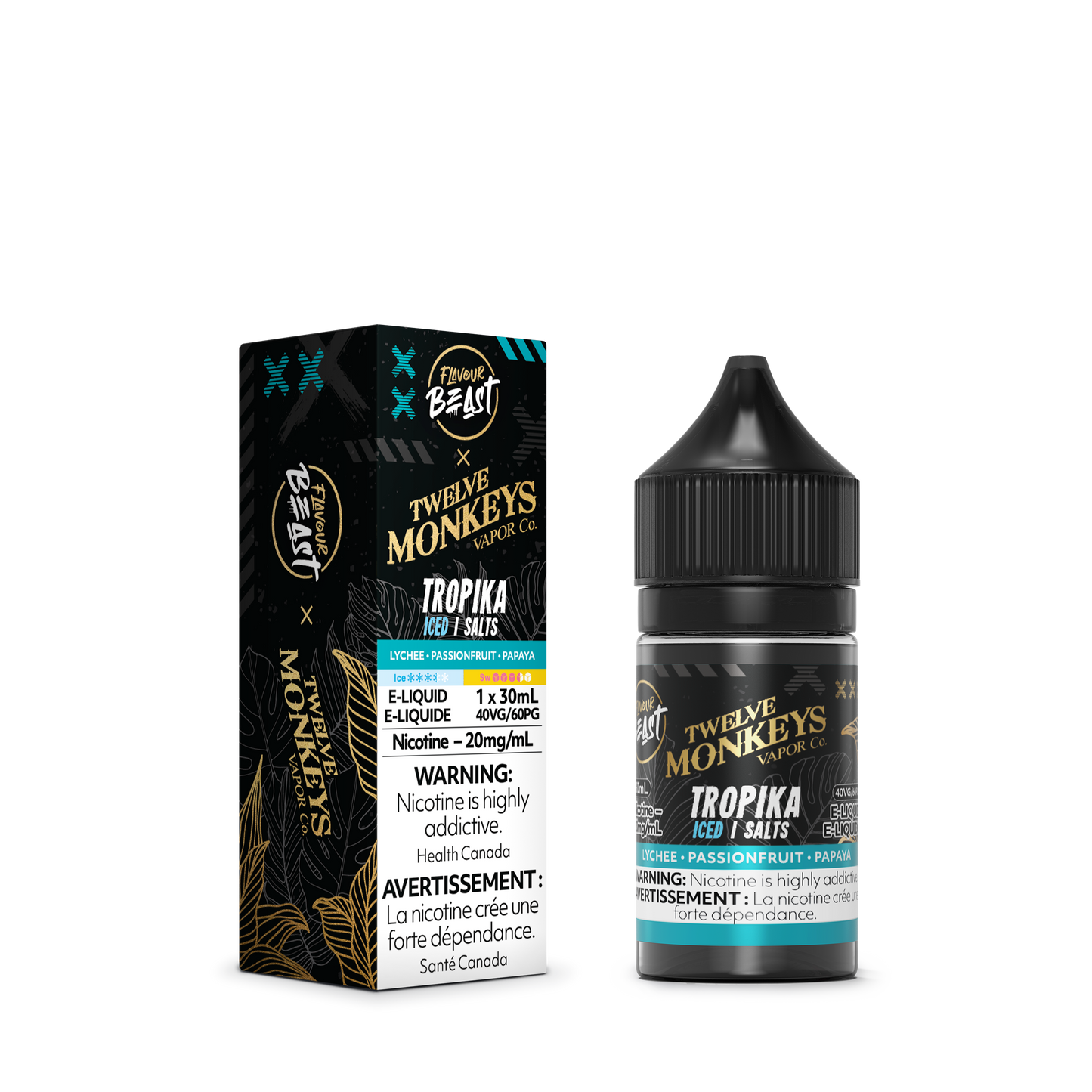 Flavour Beast x Twelve Monkeys E-Liquid - Tropika Iced