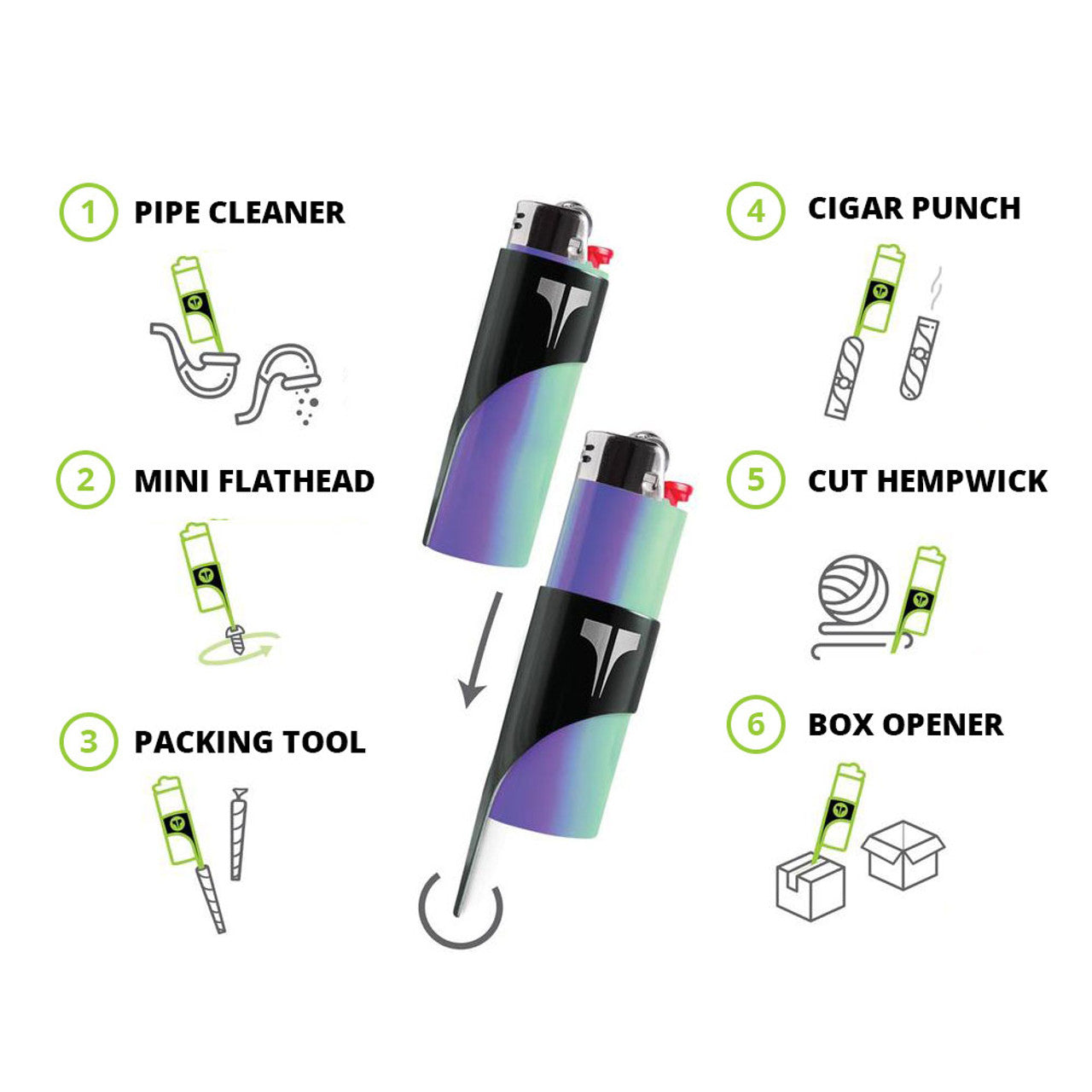 Kasher Metal Lighter Tool