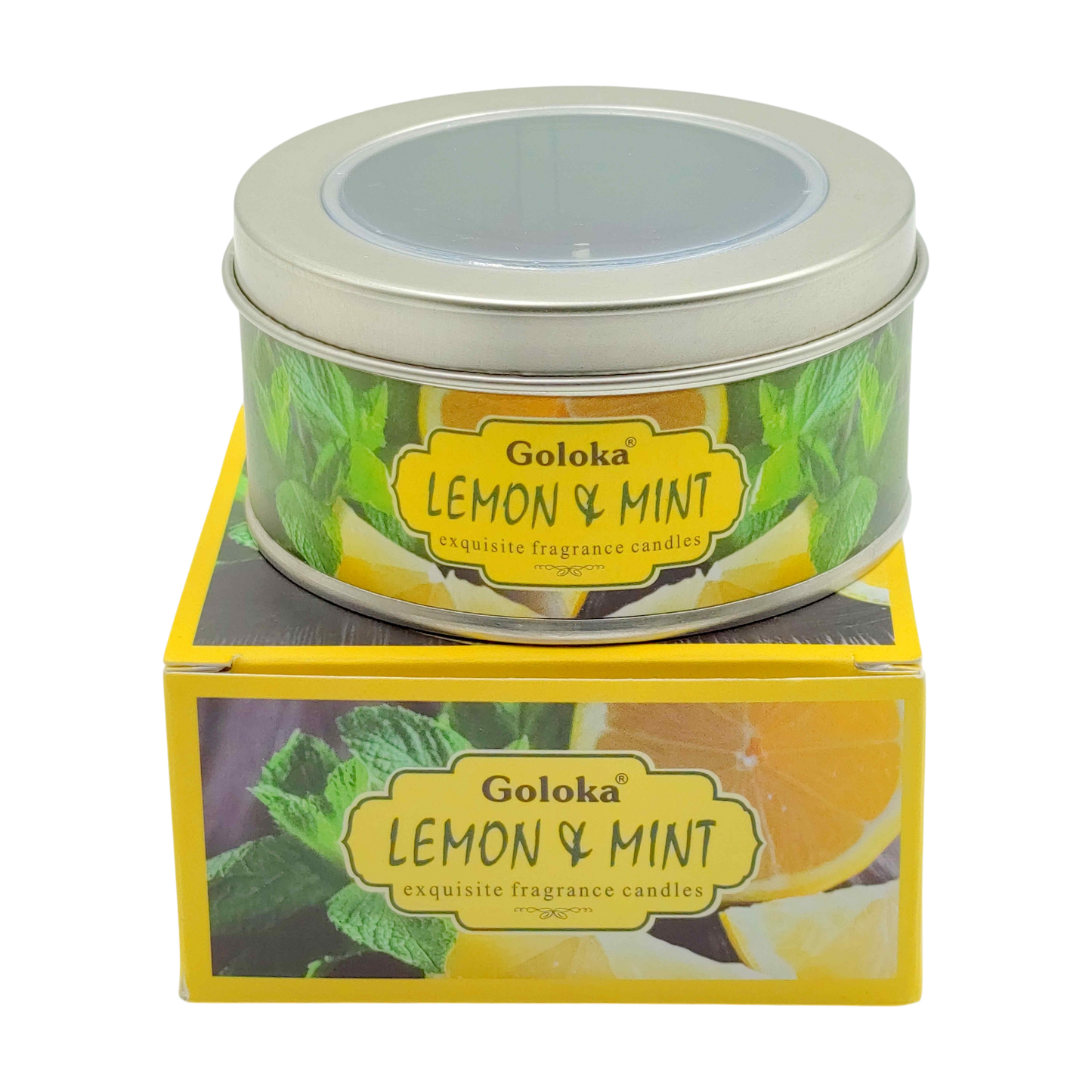 Goloka - Lemon & Mint Candle - 2.4oz