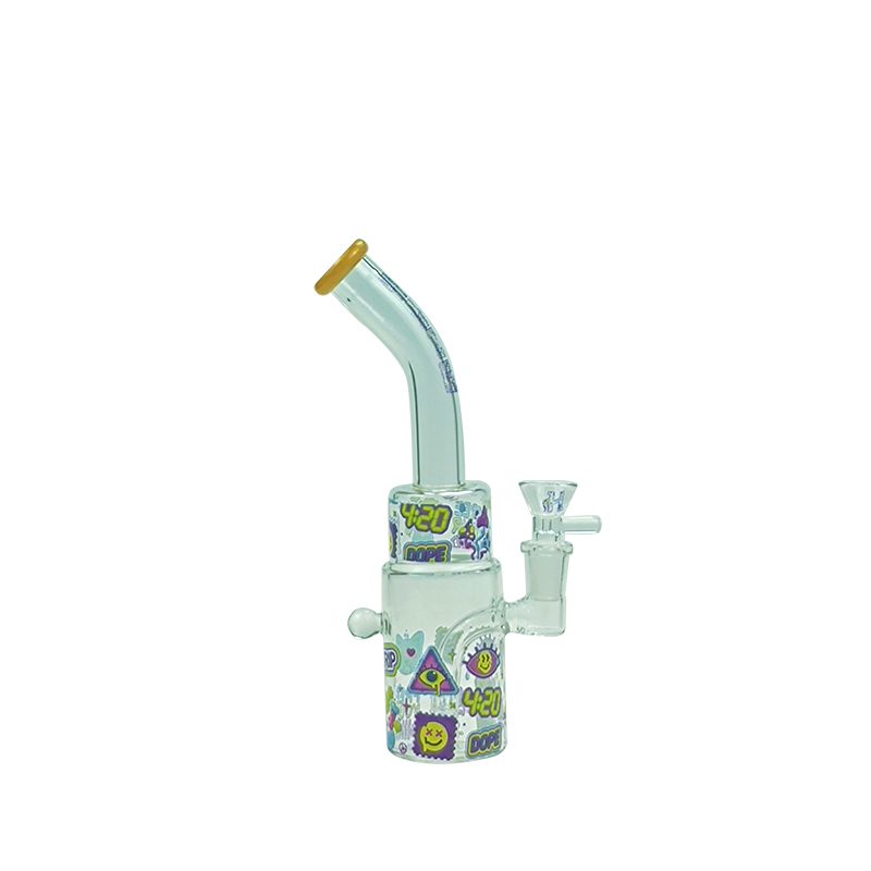 Haze - 9" 420 Trip Jade Yellow Bong