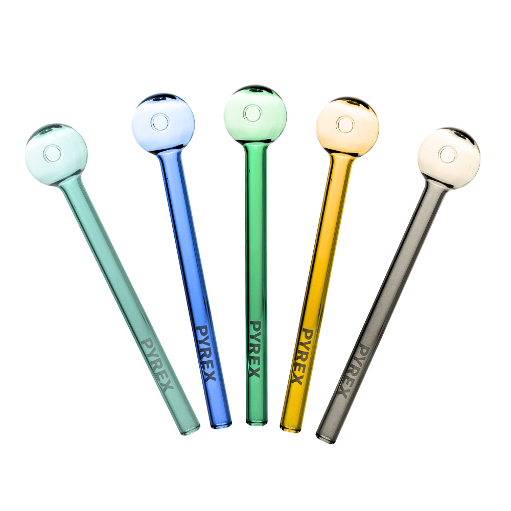 6″ Coloured Glass Oil Pipe