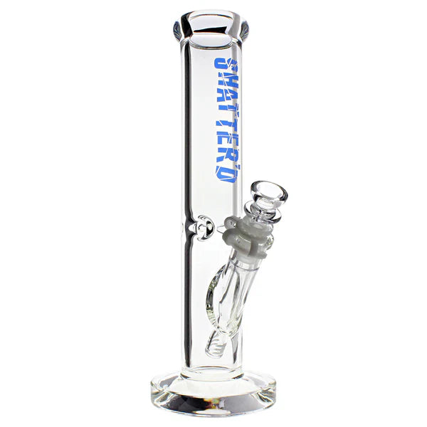 Shatter'd Glassworks - 12" Thick Straight Bong