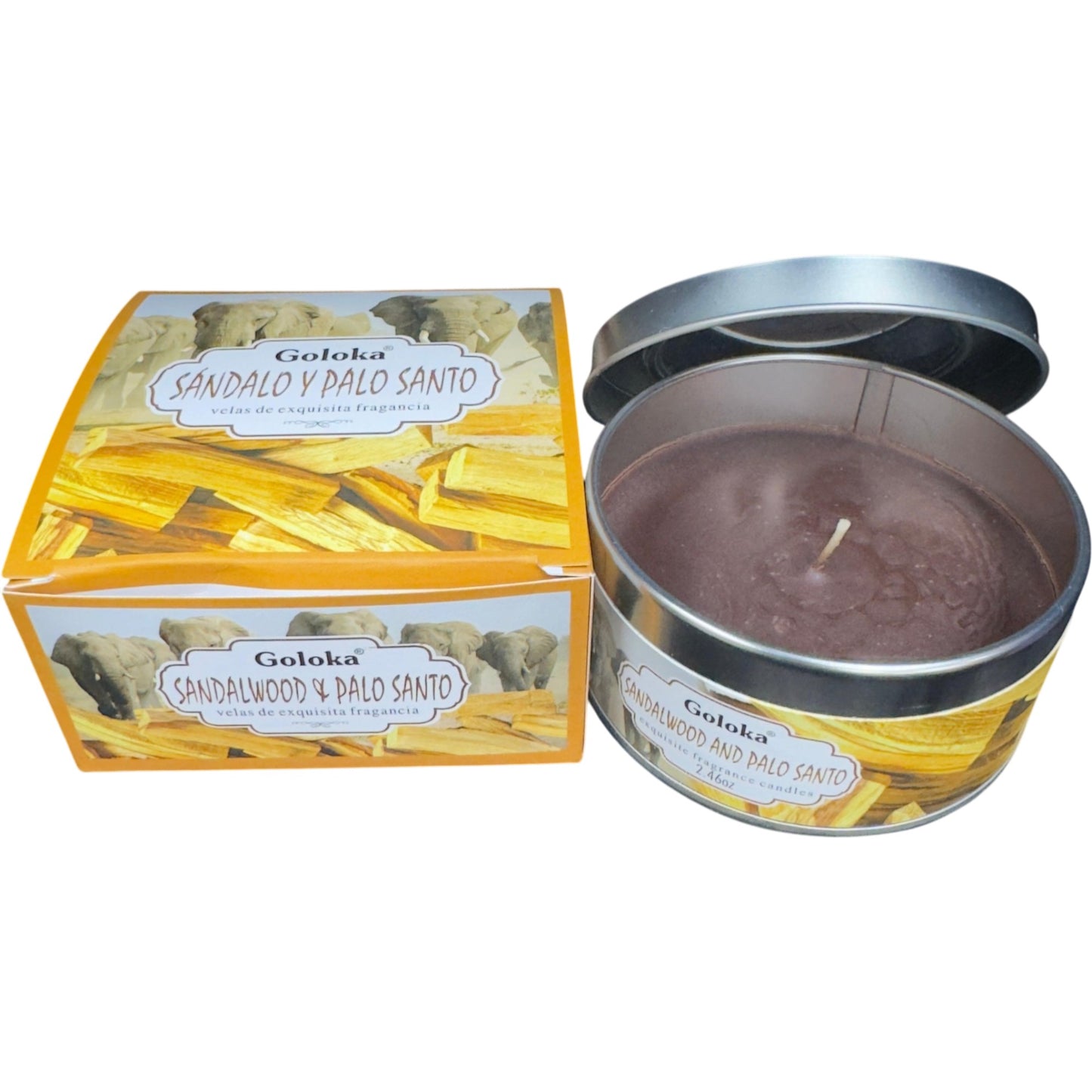 Goloka - Sandalwood & Palo Santo Candle - 2.4oz
