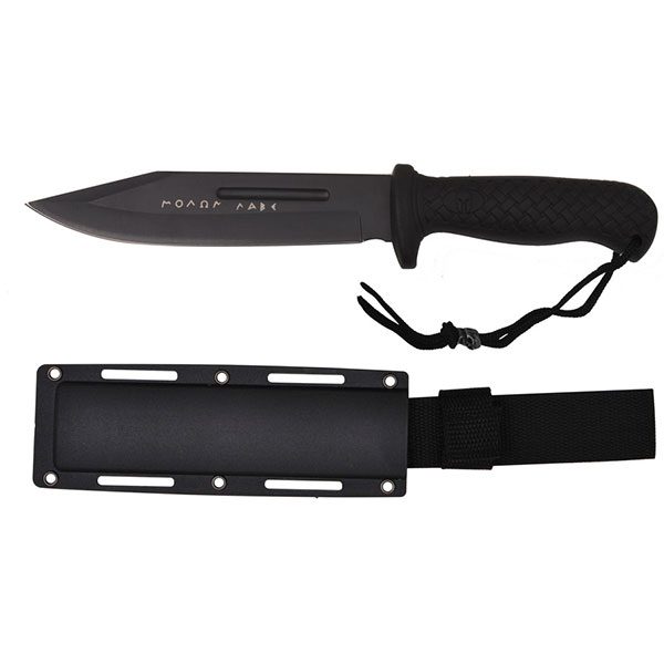 12″ Black Shadow Edge Dagger w/ 3mm Thickness Blade