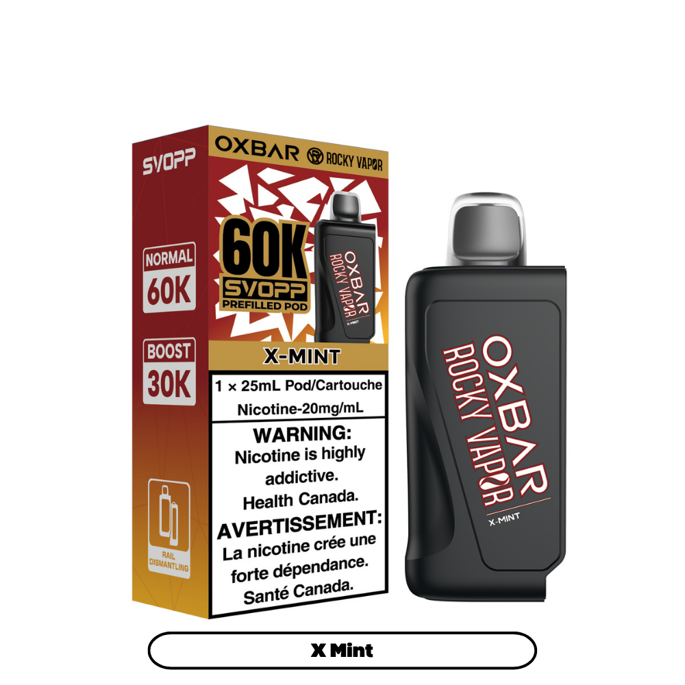 OXBAR x Rocky Vapor SVOPP 60K Puff Pods **Battery Included Special**