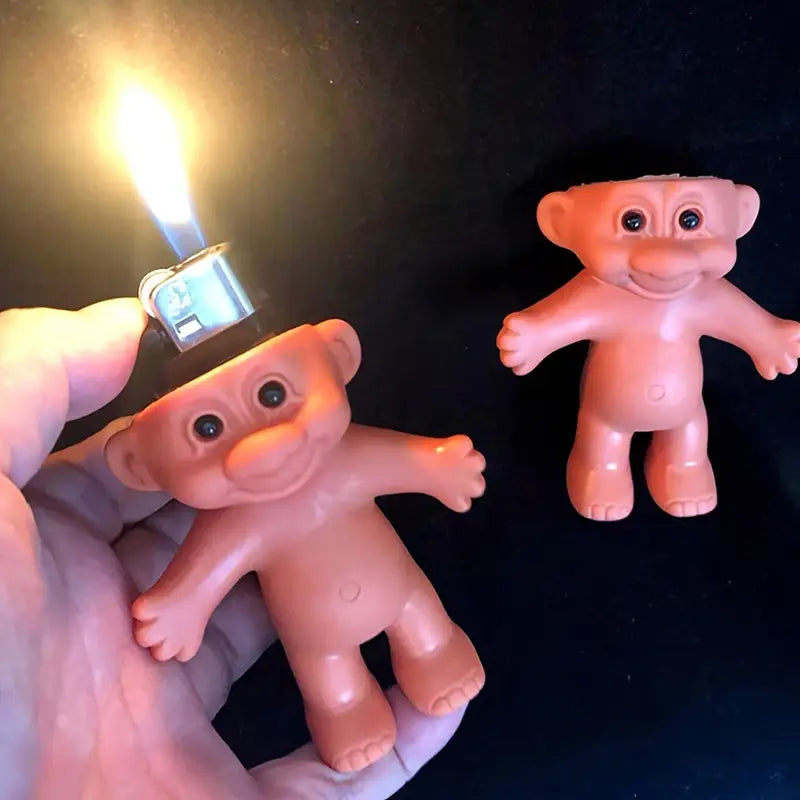 Mini Silicone Doll Lighter Holder