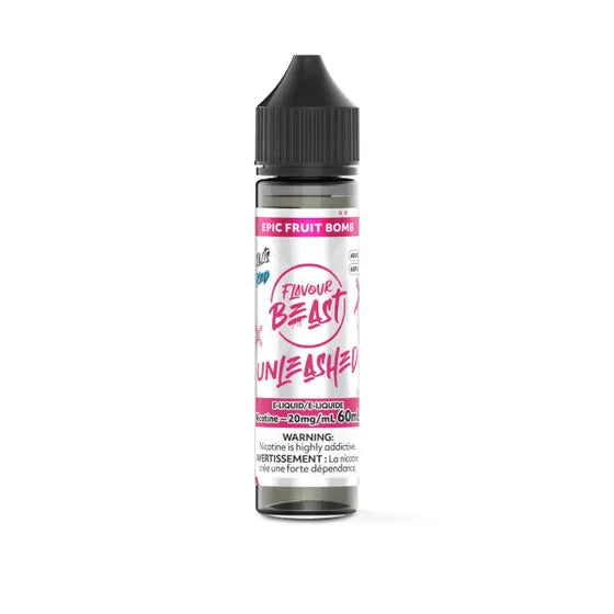 Flavour Beast Unleashed E-Liquid 60mL Salts - Epic Fruit Bomb Iced