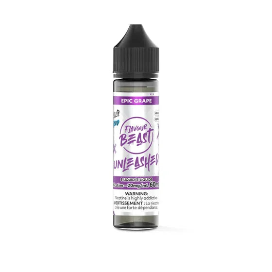 Flavour Beast Unleashed E-Liquid 60mL Salts - Epic Grape Iced