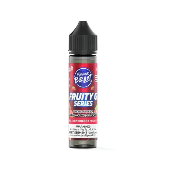 Flavour Beast Fruity G E-Liquid 60mL Salts - Red Strawberry