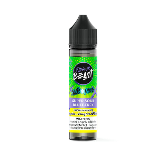 Flavour Beast E-Liquid 60mL Salts - Super S Blueberry
