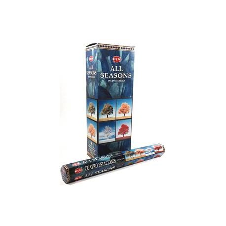 HEM All Seasons 9″ Incense Sticks – Hex Box (20g)