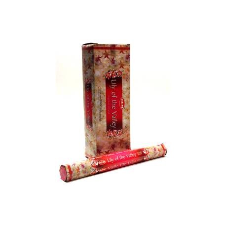 HEM Lily of the Valley 9″ Incense Sticks – Hex Box (20g)