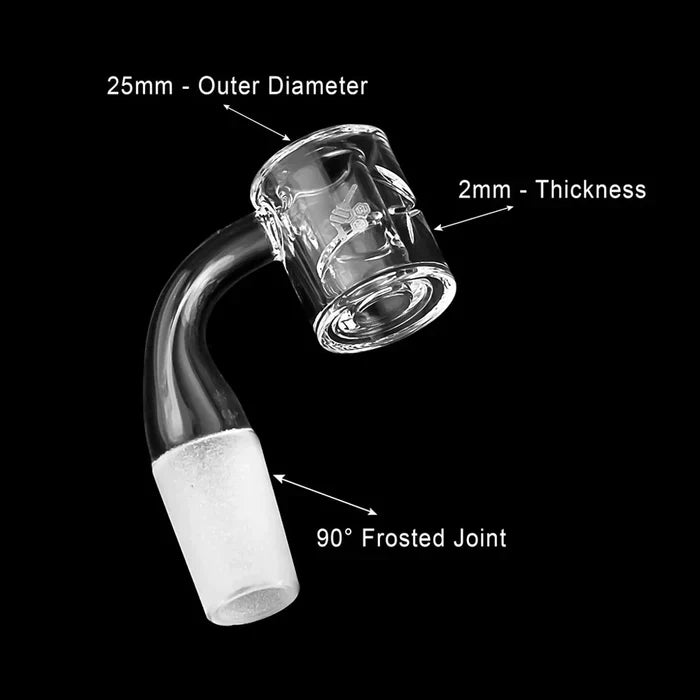 Honeybee Herb - 14mm 90 Degree Honey Chamber Quartz Banger - Male