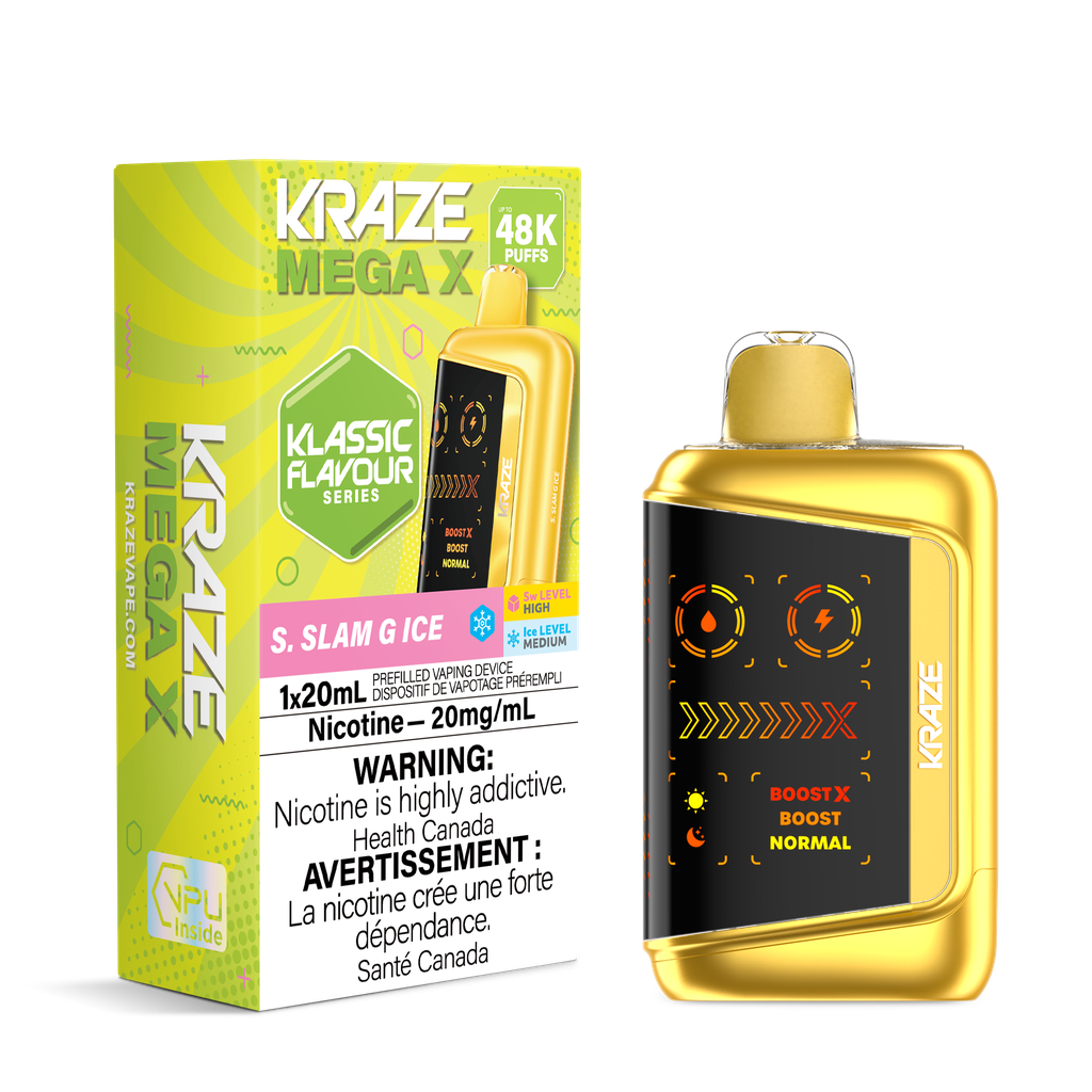 Kraze Mega X Rechargeable Disposable Vape 20mL