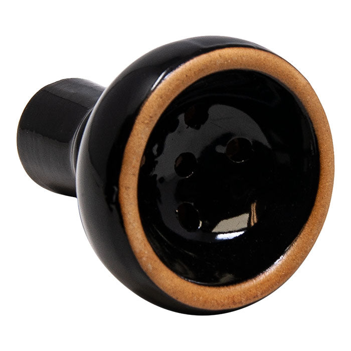 Bol à narguilé en céramique noire