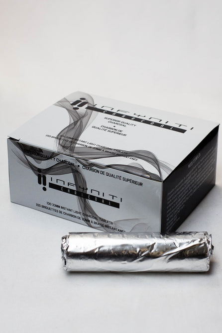 Infyniti Narguilé/Shisha Charbon de bois de qualité supérieure (rouleau de 10)