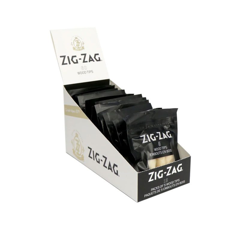 Zig Zag Wood Tips (5 Per Pack)