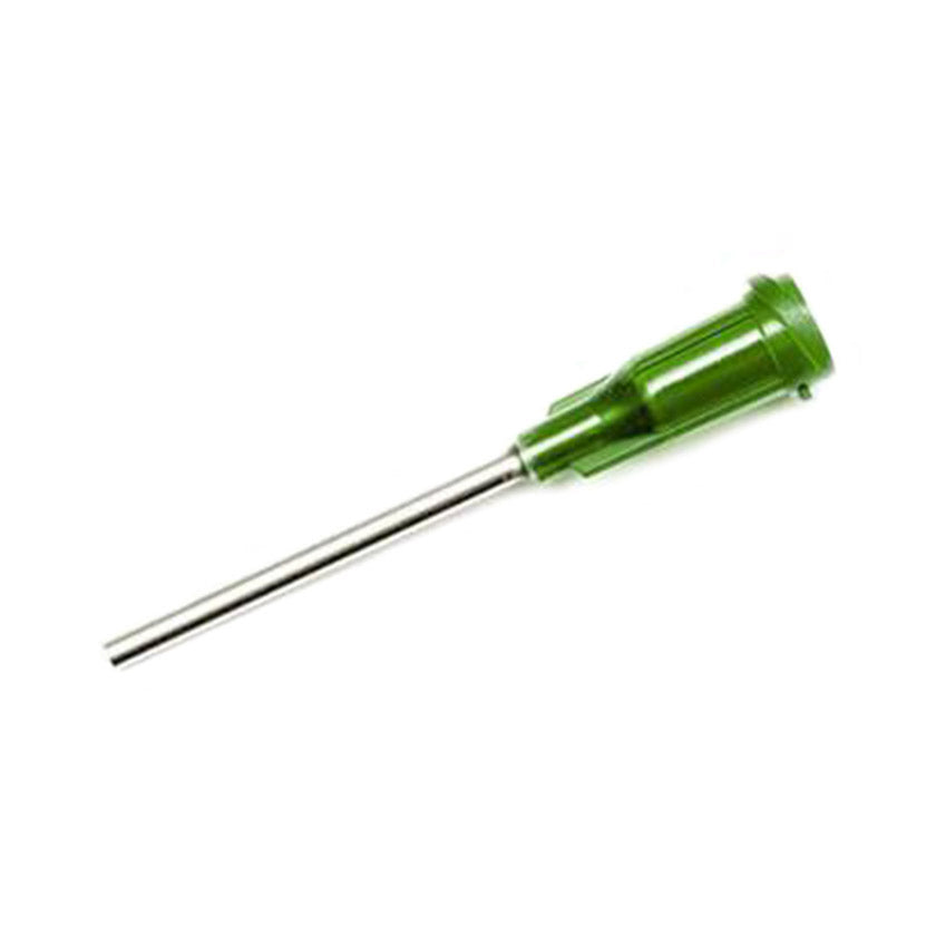 5pcs Aiguille émoussée verte de calibre 14 pour seringue