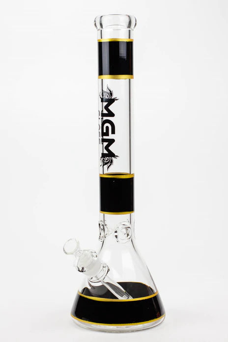 MGM 18" Verre Bécher 7mm Bong à eau en verre